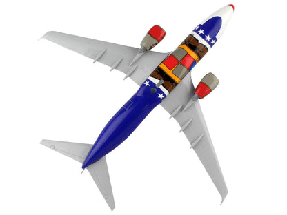 Boeing 737-700 Commercial Aircraft "Southwest Airlines - Missouri One" (N280WN) Missouri Flag Livery (Snap-Fit) 1/130 Plastic Model by Skymarks