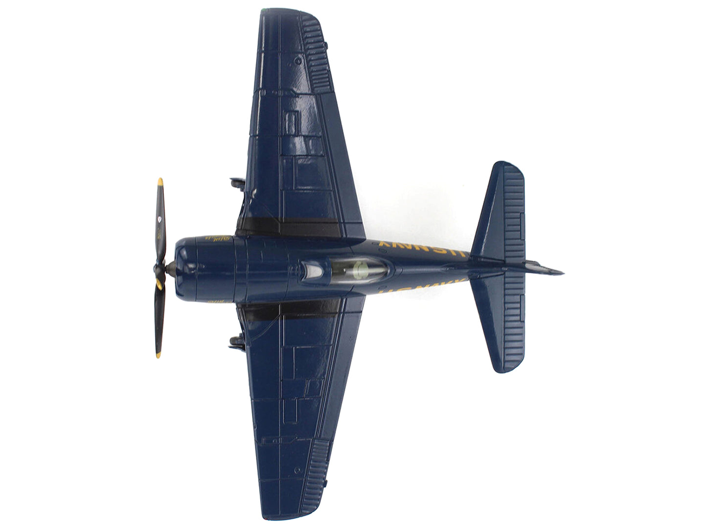 Grumman F8F Bearcat Fighter Aircraft "Blue Angels (#1-5 decals)" (1946) United States Navy "SkyMax Models" Series 1/72 Diecast Model by Hobby Master