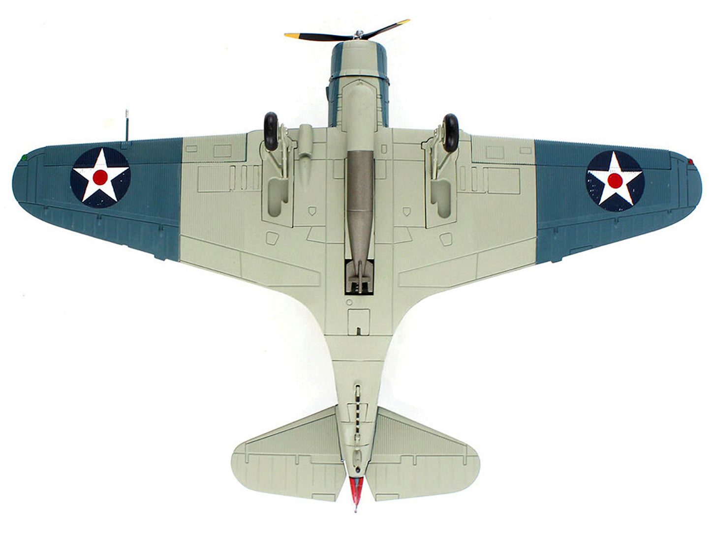 Douglas TBD-1 Devastator Bomber Aircraft "Lt. Cdr. James Brett VT-2 USS Lexington" (1942) United States Navy "SkyMax Models" Series 1/72 Diecast Model by Hobby Master