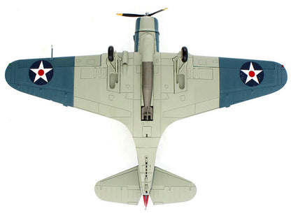 Douglas TBD-1 Devastator Bomber Aircraft "Lt. Cdr. James Brett VT-2 USS Lexington" (1942) United States Navy "SkyMax Models" Series 1/72 Diecast Model by Hobby Master