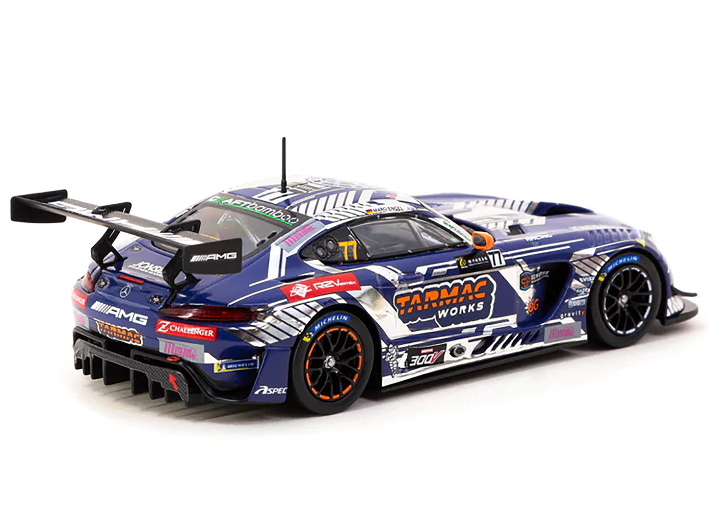 Mercedes-AMG GT3 #77 Maro Engel "Craft-Bamboo Racing" Winner Macau GT Cup (2022) "Hobby64" Series 1/43 Diecast Model Car by Tarmac Works