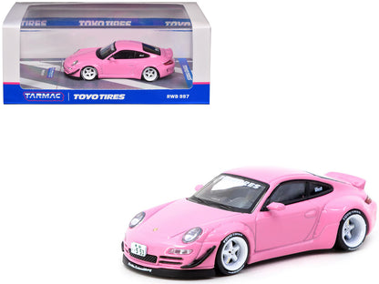 RWB 997 "Toyo Tires" Pink "Hobby64" Series 1/64 Diecast Model by Tarmac Works