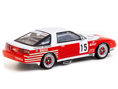 Toyota Supra Turbo (MA70) #15 Maurizio Micangeli - Enzo Calderari "European Touring Car Championship" (1987) "Hobby64" Series 1/64 Diecast Model Car by Tarmac Works