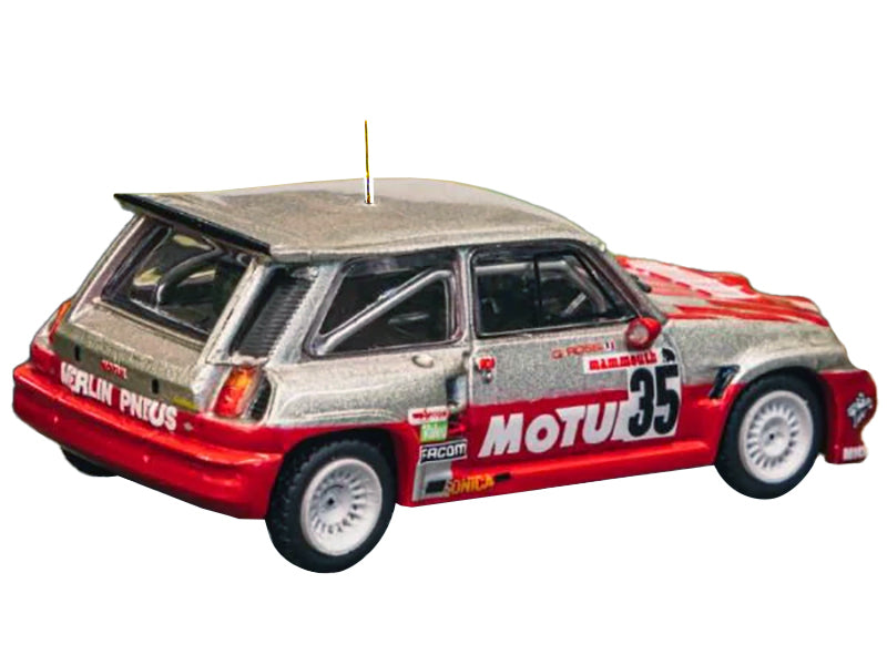 Renault 5 MAXI Turbo #35 Giovanni Rossi "European Hill-Climb Championship" (1987) "Hobby64" Series 1/64 Diecast Model by Tarmac Works