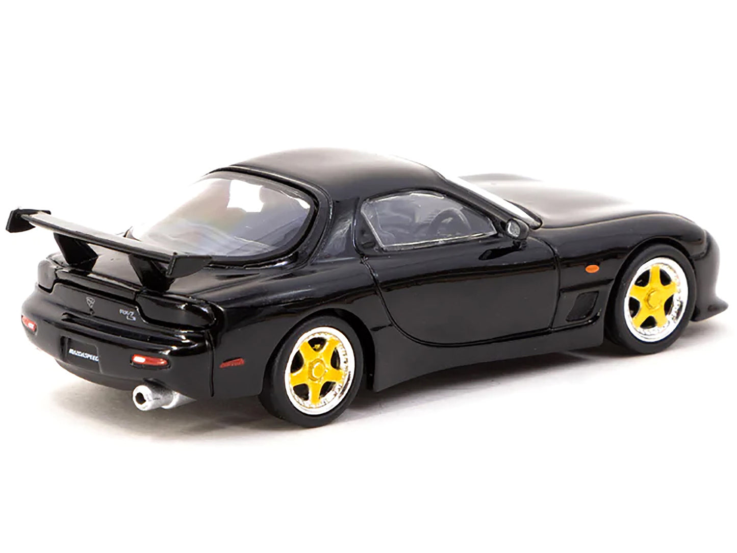 Mazda RX-7 FD3S Mazdaspeed A-Spec Brilliant Black "Global64" Series 1/64 Diecast Model by Tarmac Works