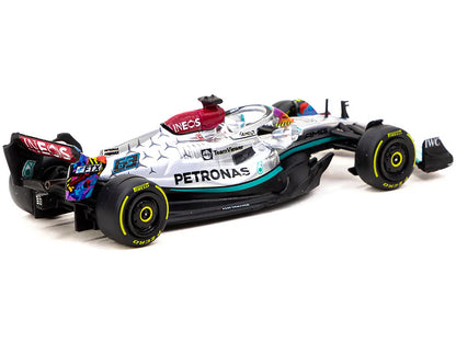 Mercedes-AMG F1 W13 E Performance #63 George Russell Formula One F1 "Miami GP" (2022) "Global64" Series 1/64 Diecast Model Car by Tarmac Works