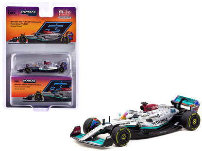 Mercedes-AMG F1 W13 E Performance #63 George Russell Formula One F1 "Miami GP" (2022) "Global64" Series 1/64 Diecast Model Car by Tarmac Works