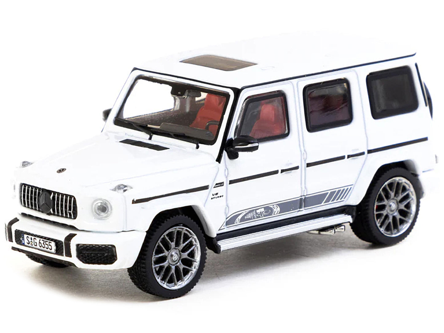 Mercedes-AMG G 63 "Edition 55" White "Road64" Series 1/64 Diecast Model Car by Tarmac Works