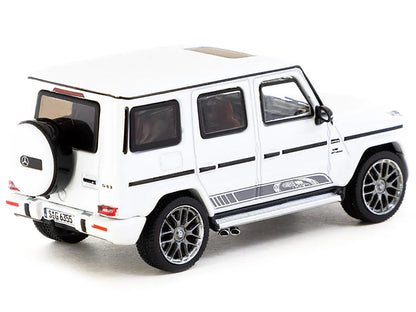 Mercedes-AMG G 63 "Edition 55" White "Road64" Series 1/64 Diecast Model Car by Tarmac Works