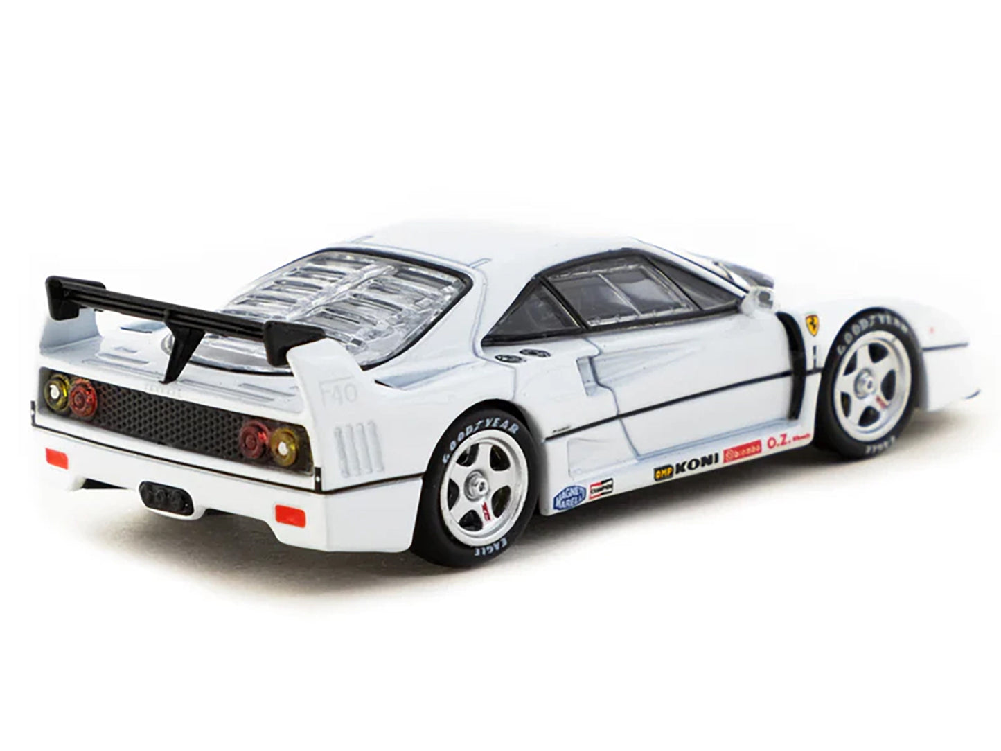 Ferrari F40 White "Road64" Series 1/64 Diecast Model Car by Tarmac Works