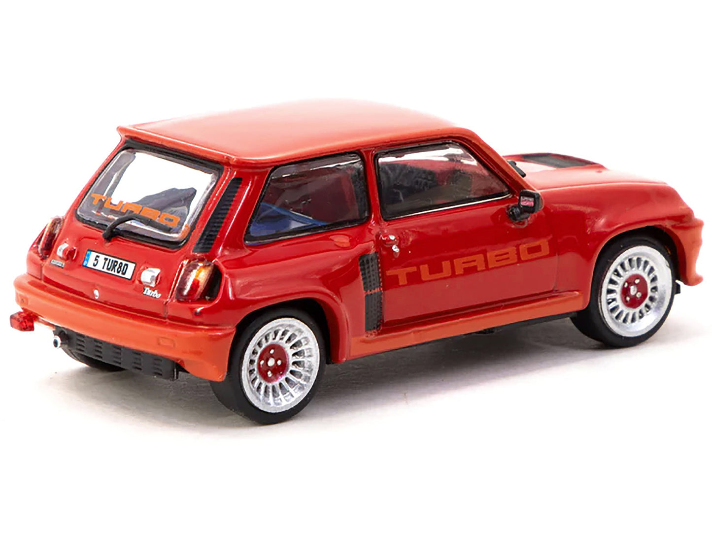 Renault 5 Turbo Red "Road64" Series 1/64 Diecast Model by Tarmac Works