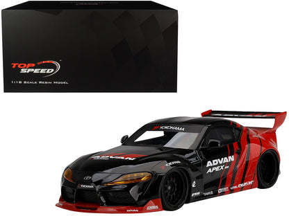 Toyota Pandem GR Supra V1.0 "Advan" Livery SEMA (2019) 1/18 Model Car by Top Speed