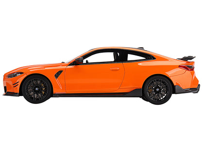 BMW M4 M-Performance (G82) Fire Orange with Carbon Top 1/18 Model Car by Top Speed