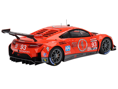 Acura NSX GT3 EVO22 #93 Ashton Harrison - Kyle Marcelli - Tom Long "WTR Racers Edge Motorsports" 12 Hours of Sebring (2022) 1/18 Model Car by Top Speed