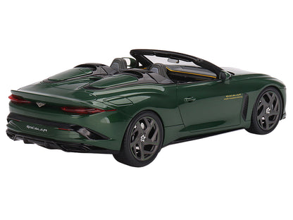 Bentley Mulliner Bacalar Scarab Green Metallic 1/18 Model Car by Top Speed