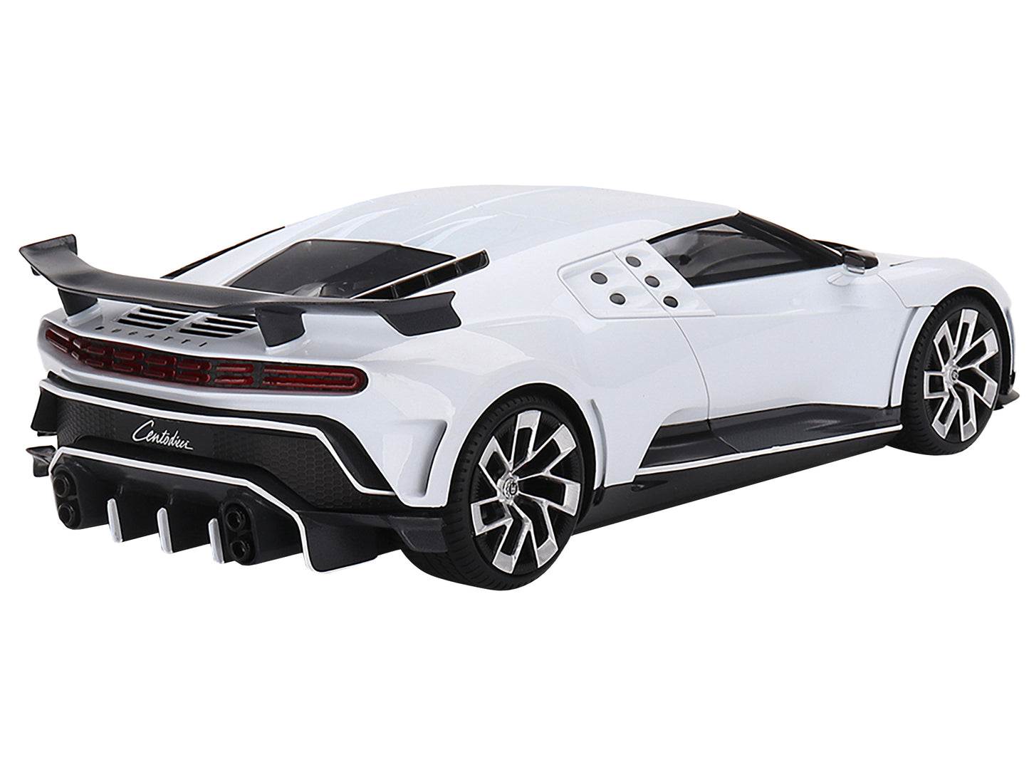 Bugatti Centodieci White 1/18 Model Car by Top Speed