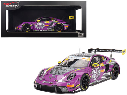 Porsche 911 GT3 R #27 Kevin Estre "HubAuto Racing" FIA GT World Cup "70th Macau Grand Prix" (2023) 1/18 Model Car by Top Speed