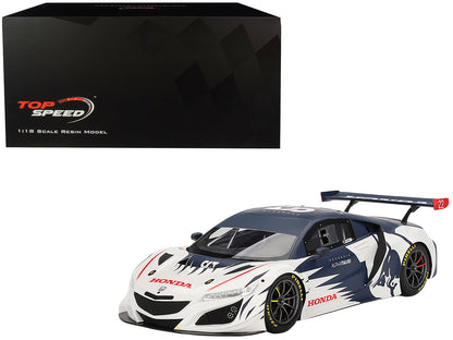 Honda NSX GT3 EVO #22 Yuki Tsunoda "AlphaTauri" "Red Bull Formula Nurburgring" (2023) 1/18 Model Car by Top Speed