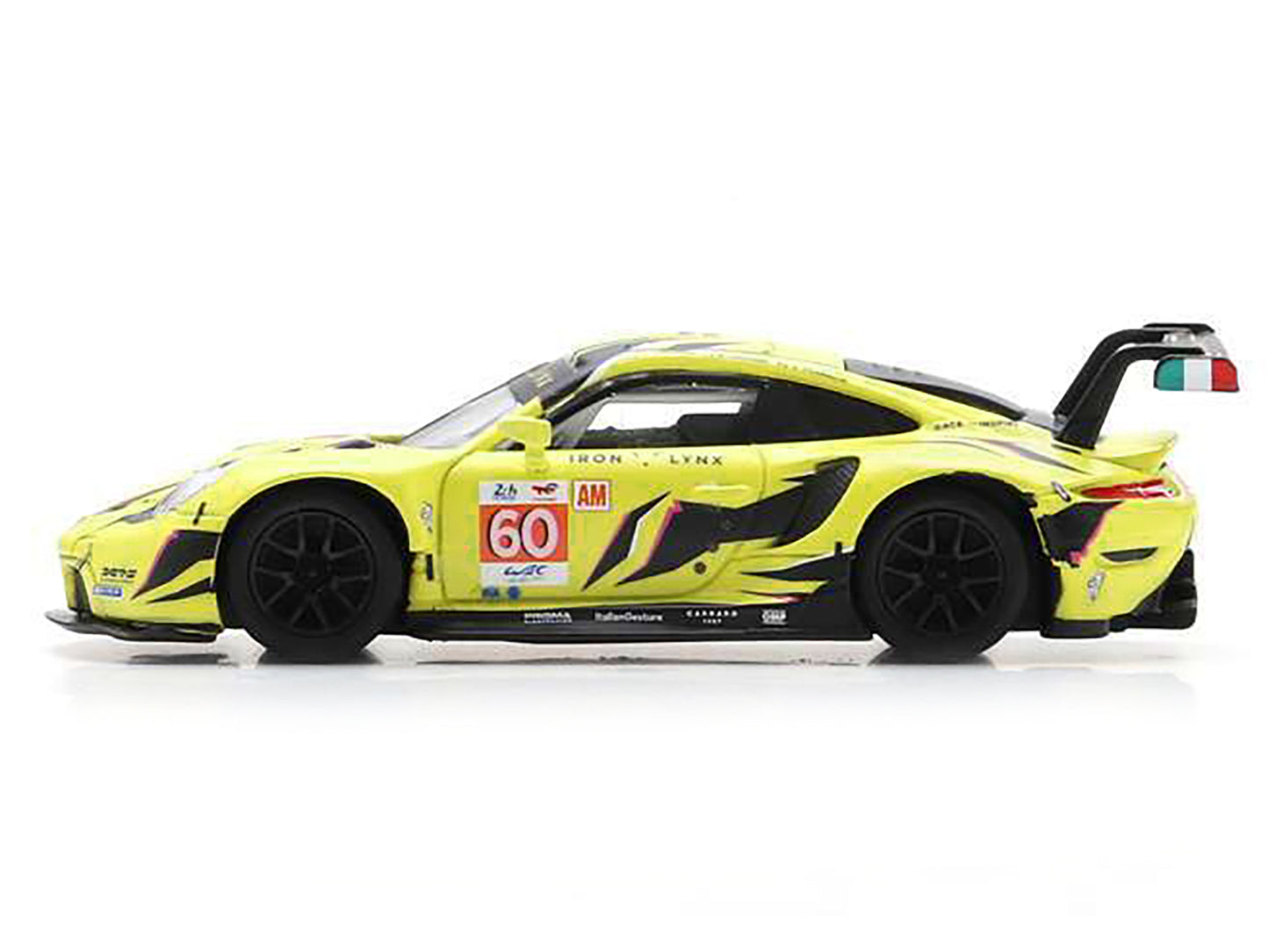 Porsche 911 RSR-19 #60 Matteo Cressoni - Alessio Picariello - Claudio Schiavoni "Iron Lynx" "24 Hours of Le Mans" (2023) 1/64 Diecast Model Car by Sparky