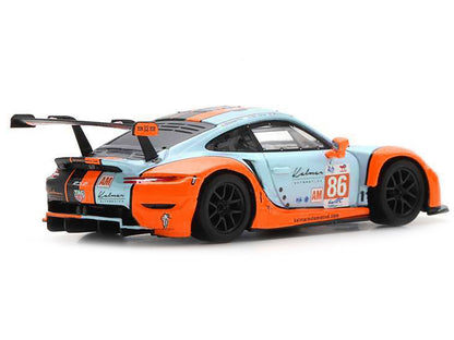 Porsche 911 RSR-19 #86 Ben Barker - Riccardo Pera - Michael Wainwright "GR Racing" "24 Hours of Le Mans" (2023) 1/64 Diecast Model Car by Sparky