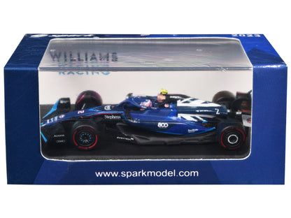 Williams FW45 #2 Logan Sargeant "Williams 800th Grand Prix" Formula One F1 "British GP" (2023) 1/64 Diecast Model Car by Spark