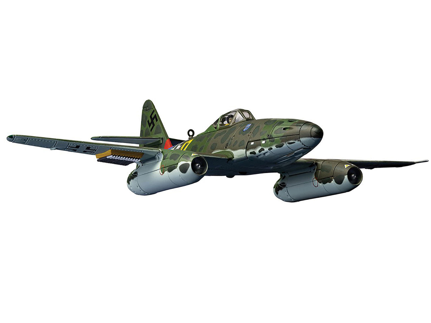 Messerschmitt Me262A-1A Fighter Aircraft "LT. Walter Hagenah III - Jagdeschwader 7 Larz Airfield Germany" (1945) German Luftwaffe "The Aviation Archive" Series 1/72 Diecast Model by Corgi