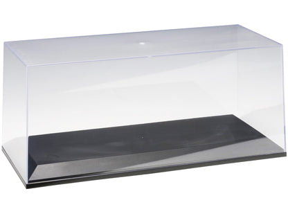 Collectible Display Show Case for 1/18-1/24 Scale Model Cars with Black Plastic Base by Autoart