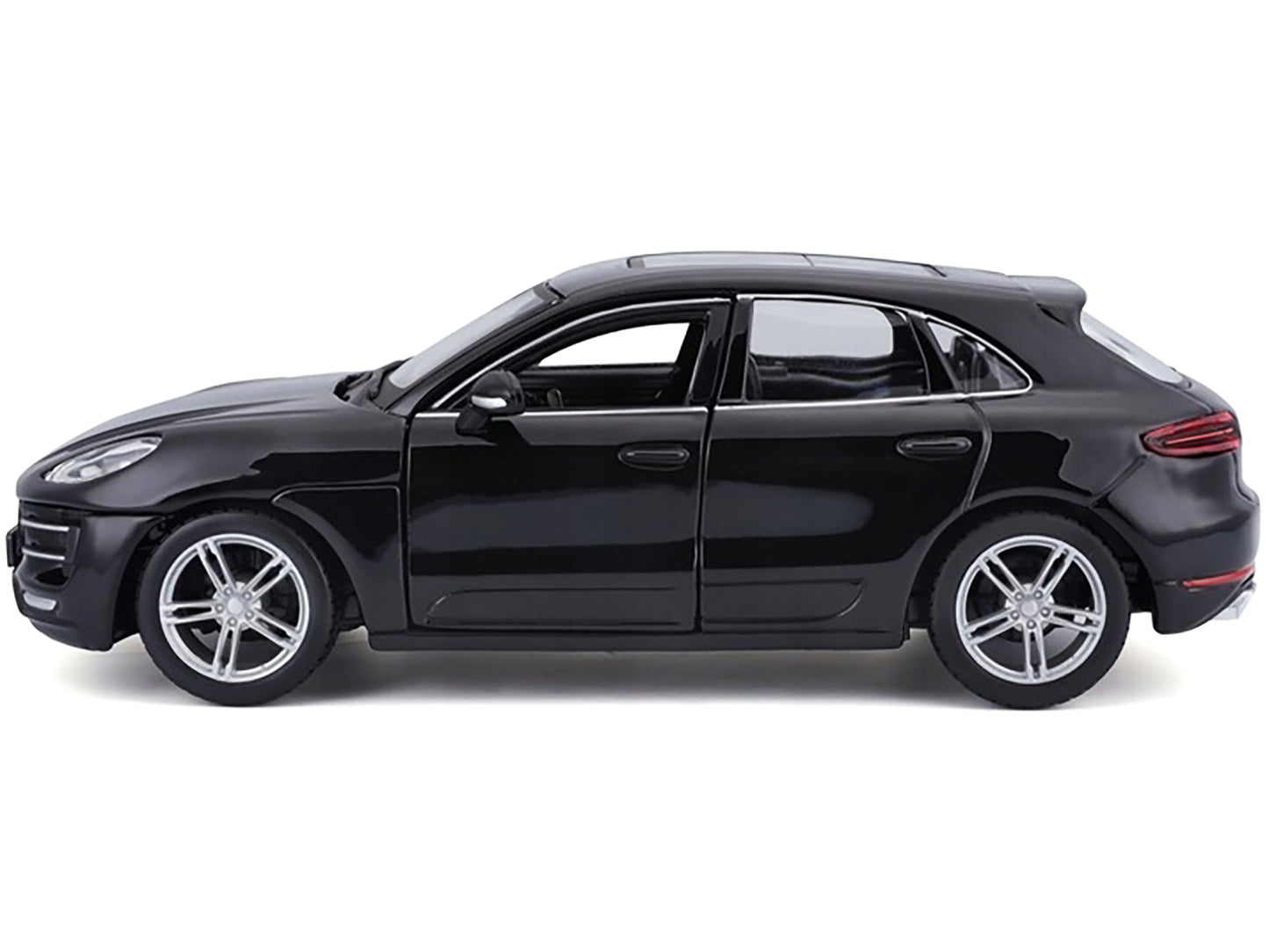 Porsche Macan Turbo Black 1/24 Diecast Model Car by Bburago