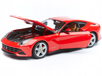 Ferrari 488 Pista Red with White and Blue Stripes 1/24 Diecast Model Car by Bburago