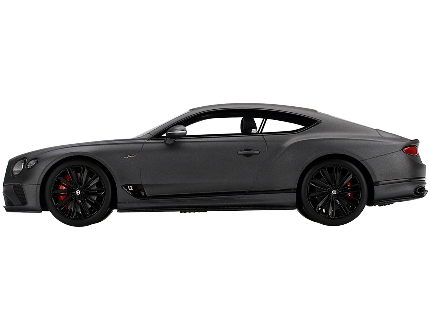 Bentley Continental GT Speed Anthracite Satin Gray 1/18 Model Car by Top Speed