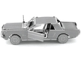 Model Kit 1965 Ford Mustang Metal (Moderate Difficulty) Steel Model by Metal Earth