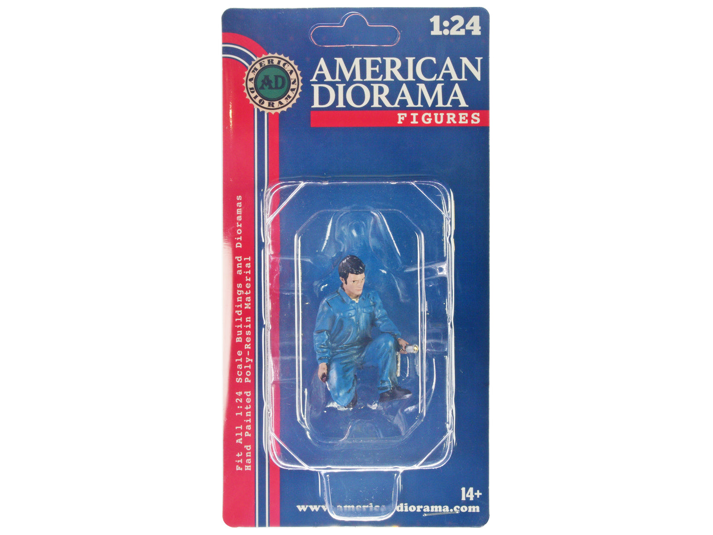 Mechanic Jerry Figurine for 1/24 Scale Models by American Diorama