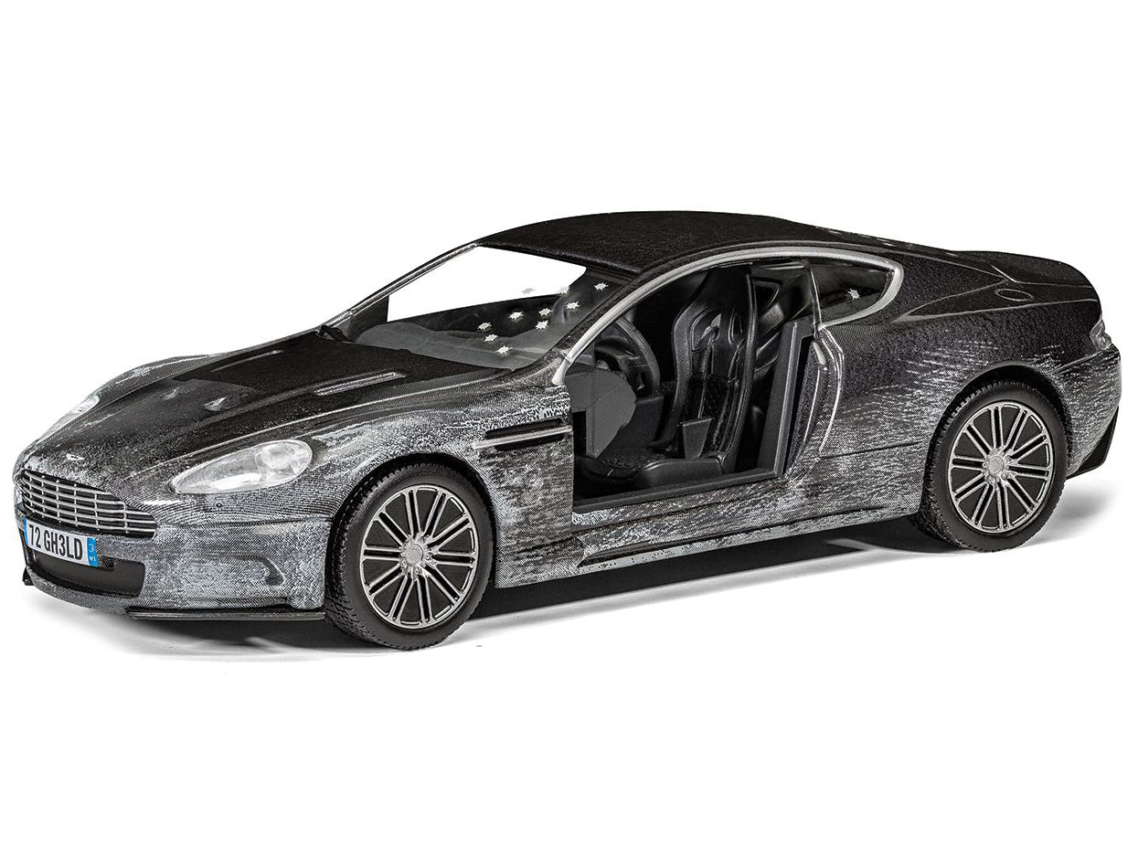 Aston Martin DBS Gray Metallic (Damaged Version) James Bond 007 "Quantum of Solace" (2008) Movie Diecast Model Car by Corgi