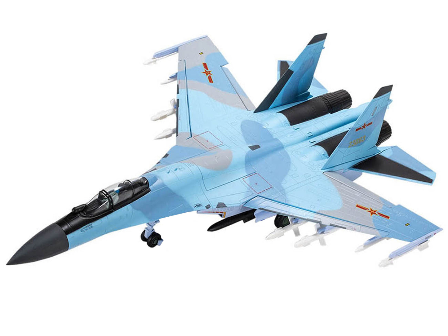 Sukhoi Su-35 Flanker Fighter Aircraft "People's Liberation Army Air Force" 1/48 Diecast Model by Air Force 1