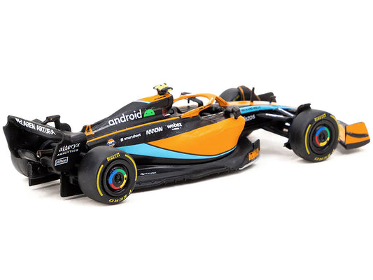 McLaren MCL36 #4 Lando Norris Formula One F1 3rd Place "Emilia Romagna GP" (2022) "Global64" Series 1/64 Diecast Model Car by Tarmac Works