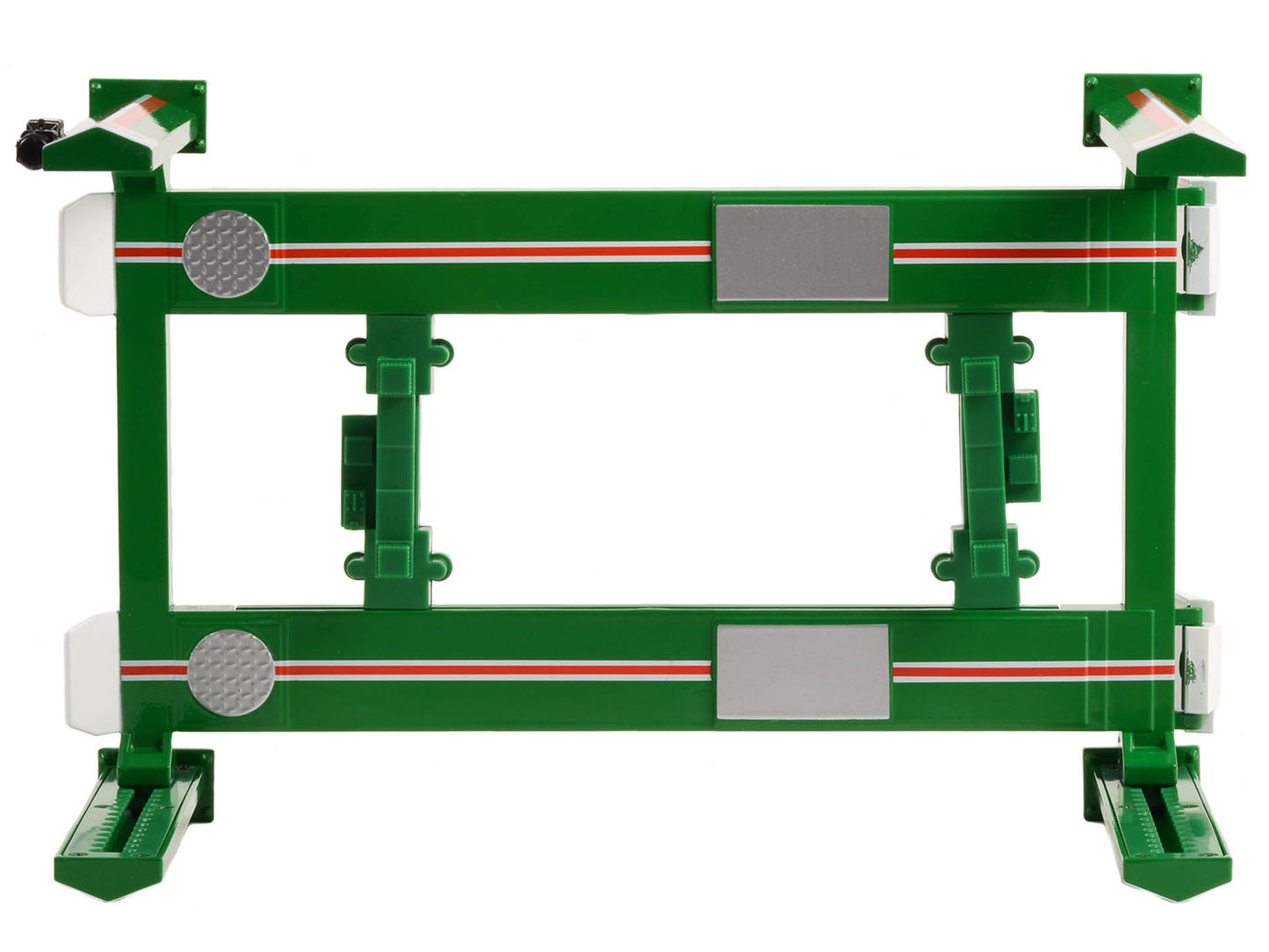 Adjustable Four Post Lift "Turtle Wax" Green 1/18 Diecast Model by Greenlight