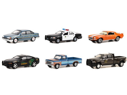 "Hollywood Series" Set of 6 pieces Release 38 1/64 Diecast Model Cars by Greenlight