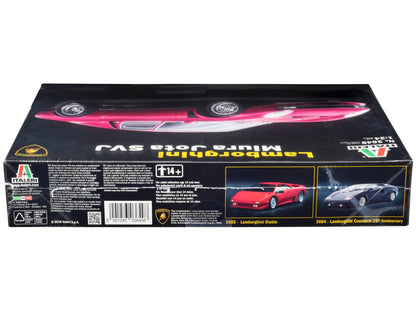 Skill 2 Model Kit Lamborghini Miura Jota SVJ 1/24 Scale Model by Italeri