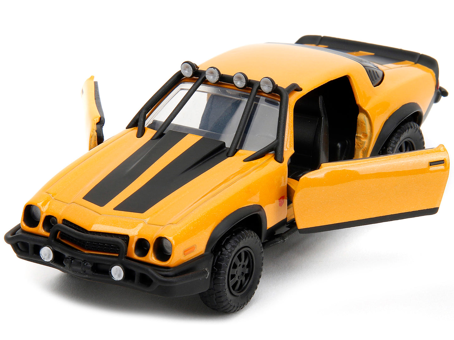 1977 Chevrolet Camaro Off-Road Version Yellow Metallic with Black Stripes "Transformers: Rise of the Beasts" (2023) Movie "Hollywood Rides" Series 1/32 Diecast Model Car by Jada