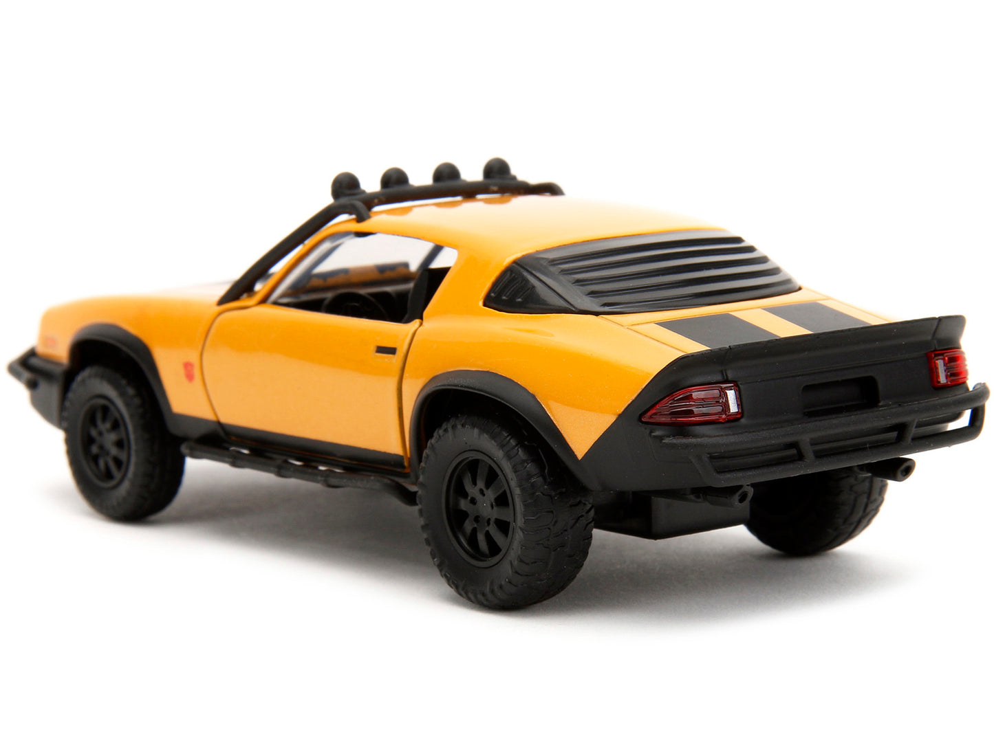 1977 Chevrolet Camaro Off-Road Version Yellow Metallic with Black Stripes "Transformers: Rise of the Beasts" (2023) Movie "Hollywood Rides" Series 1/32 Diecast Model Car by Jada