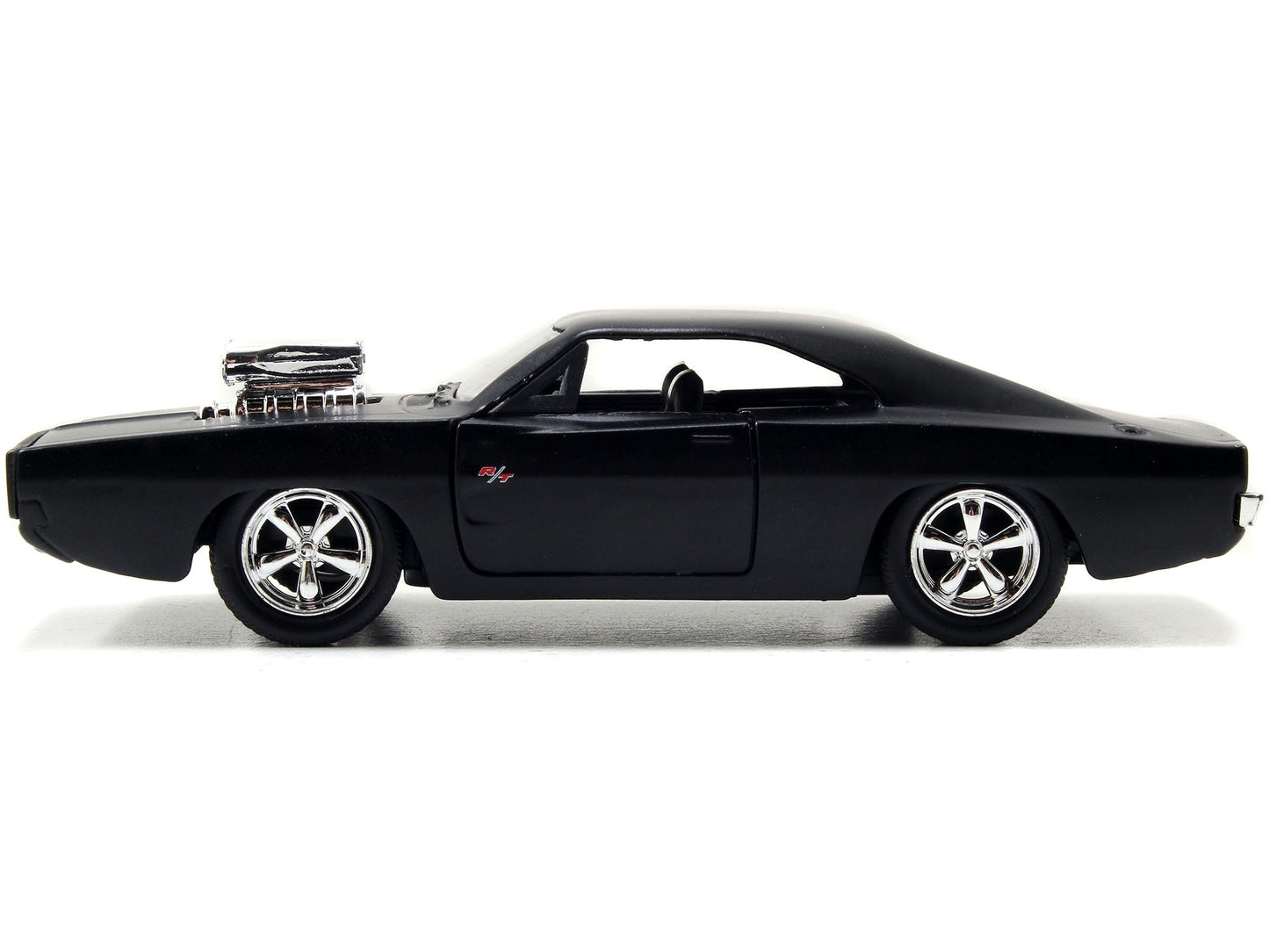 Dom's Dodge Charger R/T Matt Black "Fast & Furious" Movie 1/32 Diecast Model Car by Jada