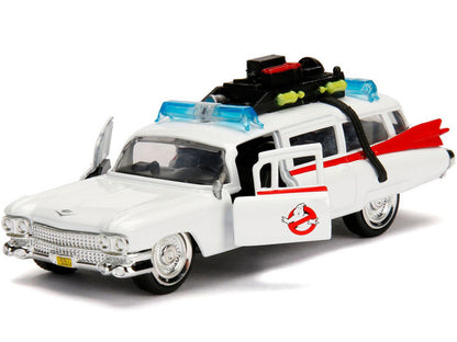 Cadillac Ambulance Ecto-1 from "Ghostbusters" Movie "Hollywood Rides" Series 1/32 Diecast Model Car by Jada