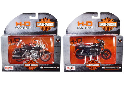 Harley-Davidson Motorcycles 6 piece Set Series 41 1/18 Diecast Models by Maisto