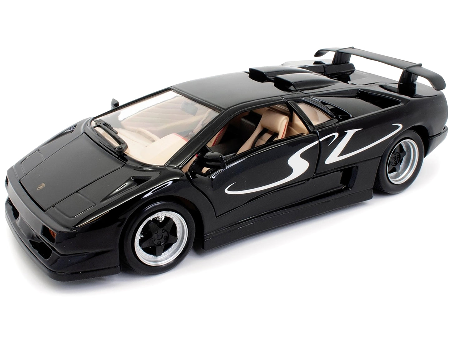 Lamborghini Diablo SV Black 1/18 Diecast Model Car by Maisto