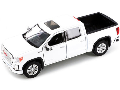 2019 GMC Sierra 1500 Denali Crew Cab Pickup Truck with Sunroof White "Timeless Legends" Series 1/24-1/27 Diecast Model Car by Motormax