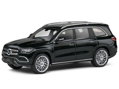 2020 Mercedes-Benz GLS Dark Green Metallic with AMG Wheels and Sunroof 1/43 Diecast Model Car by Solido