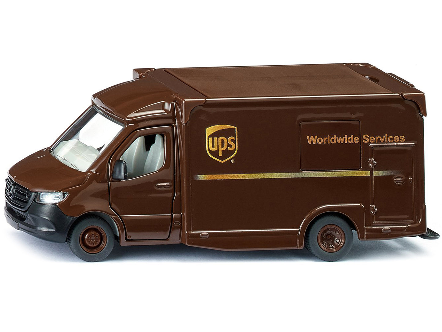 Mercedes-Benz Sprinter Van Brown "UPS Worldwide Services" 1/50 Diecast Model Car by Siku