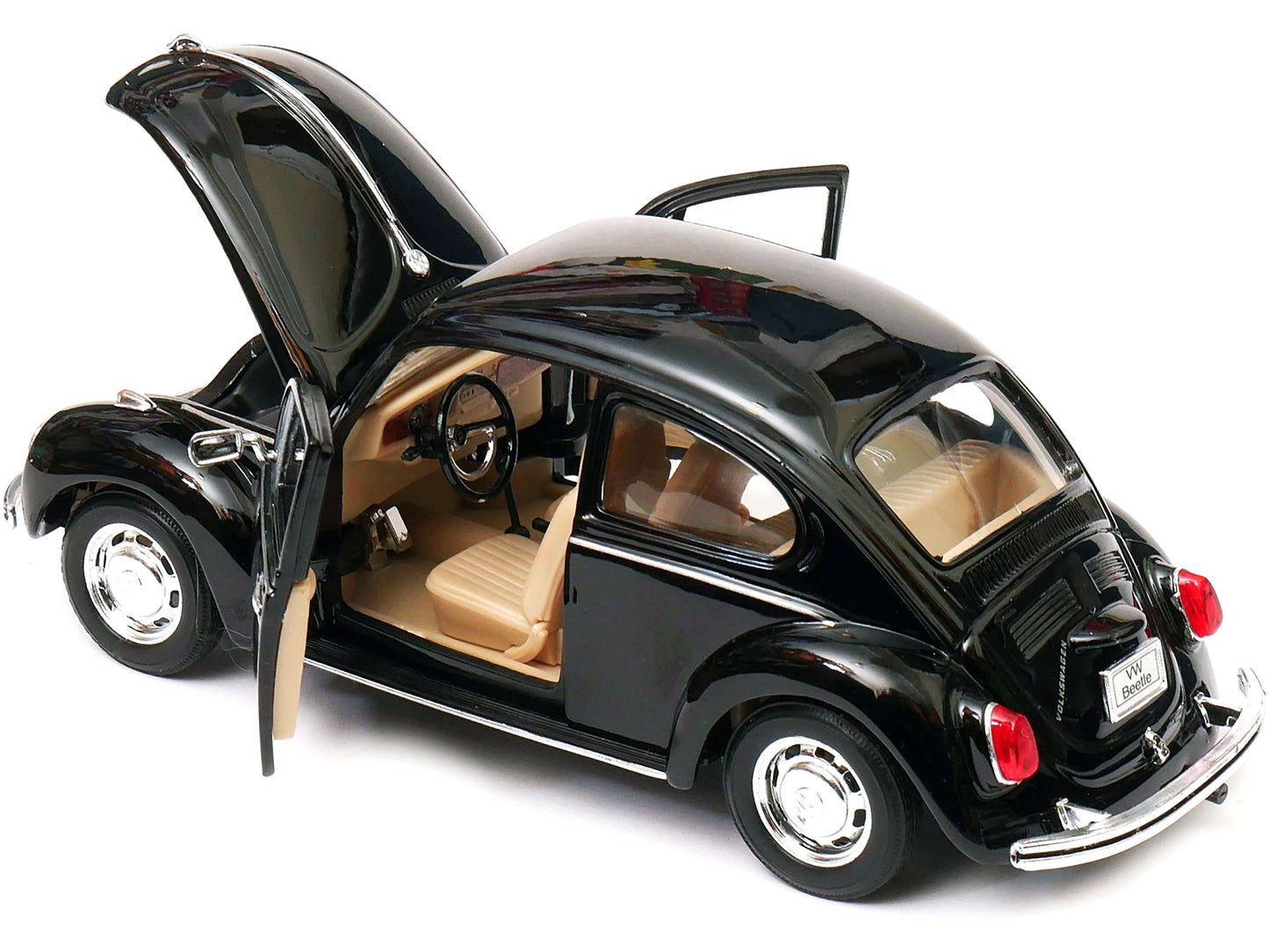 Volkswagen Beetle Black 1/24-1/27 Diecast Model Car by Welly