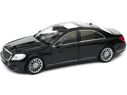 Mercedes Benz S Class with Sunroof Black "NEX Models" 1/24 Diecast Model Car by Welly