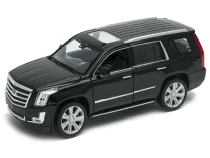 2017 Cadillac Escalade with Sunroof Black 1/24-1/27 Diecast Model Car by Welly